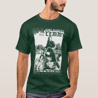 Vintage Lord Lemmy Metal Biker Rocker Motorcycle P T-Shirt