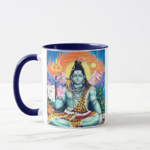 Vintage Lord Shiva Spiritual Yoga  Mug