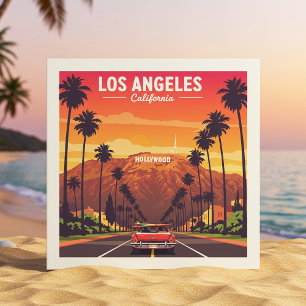  Vintage Los Angeles California Ceramic Tile