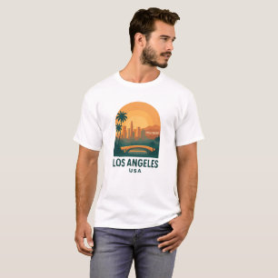 Vintage Los Angeles California Retro Hollywood  T-Shirt