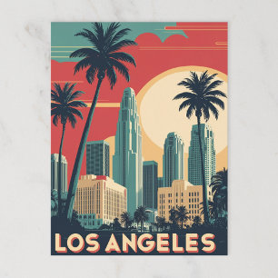 Vintage Los Angeles Travel Postcard