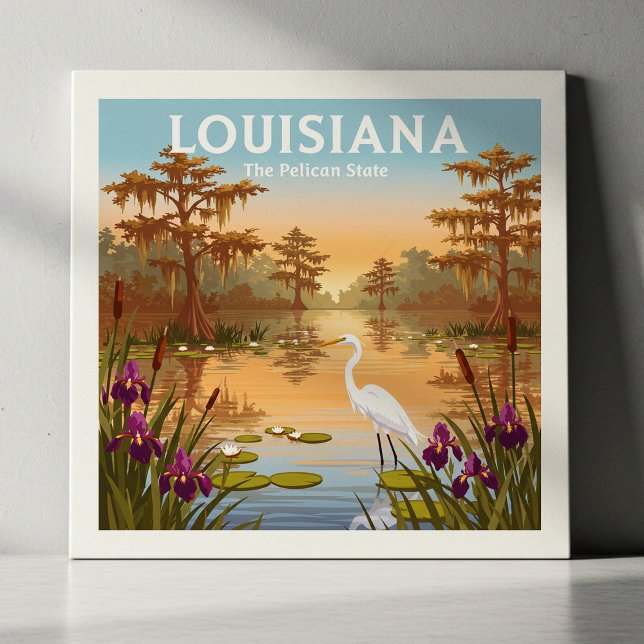 Vintage Louisiana Ceramic Tile (Creator Uploaded)