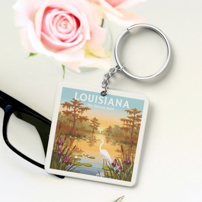 Vintage Louisiana Key Ring (Creator Uploaded)