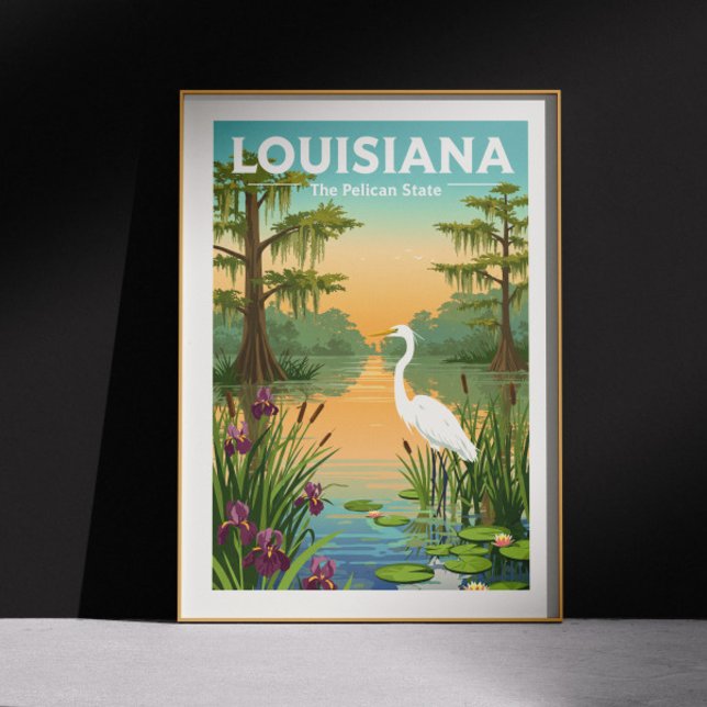 Vintage Louisiana Poster (Creator Uploaded)