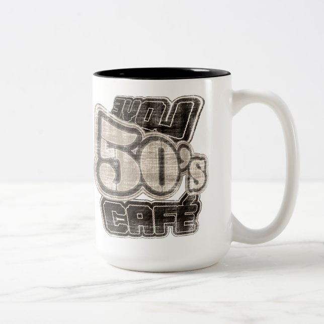 Vintage Love 50's Cafe - Mug (Right)