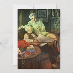 Vintage Love and Romance, 50th Anniversary Party Invitation