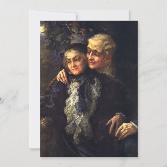 Vintage Love and Romance, 50th Anniversary Party Invitation (Front)