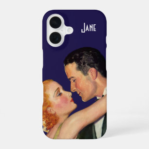 Vintage Love and Romance, Retro Hollywood Movies iPhone 16 Case