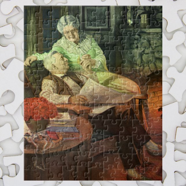 Vintage Love and Romance; Romantic Grandparents Jigsaw Puzzle (Creator Uploaded)