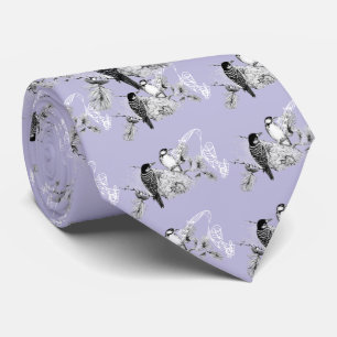 Vintage Love Birds Wedding Invitation Tie