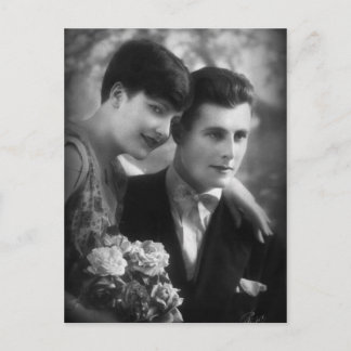 Vintage Love from France Postcard
