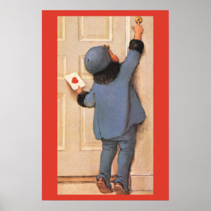 Vintage Love Letter by Jessie Willcox Smith Poster