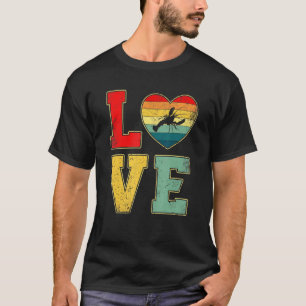 Vintage Love Lobster Retro 70s 80s Heart Sea Anima T-Shirt