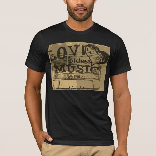 Vintage Love oldies music 3 T-shirt (Front)