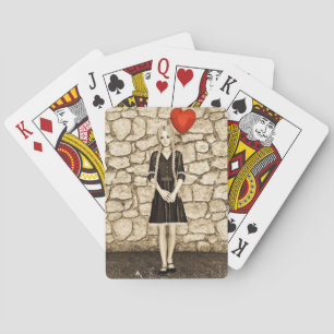 Vintage Love Playing Cards