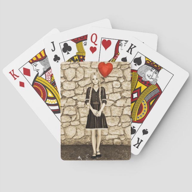 Vintage Love Playing Cards (Back)