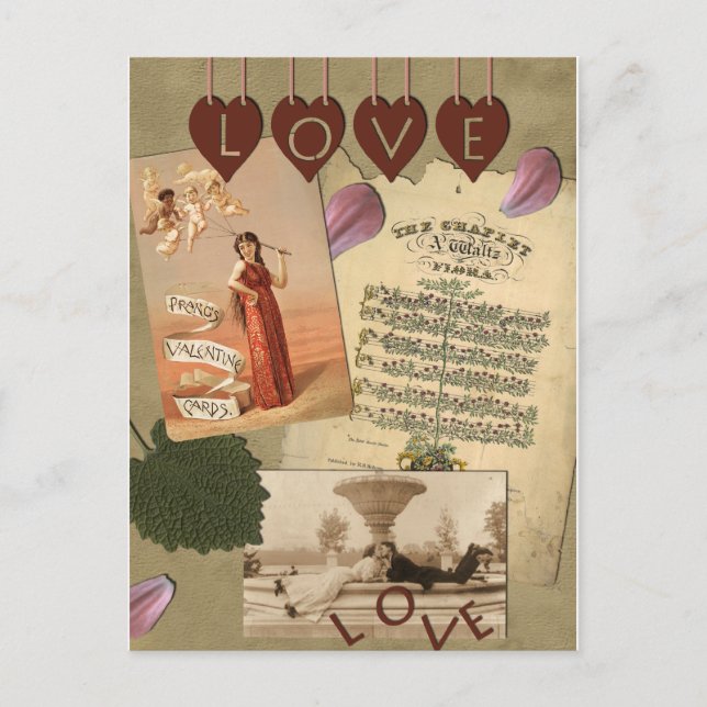 Vintage Love Postcard (Front)