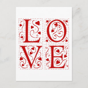 Vintage Love Postcard