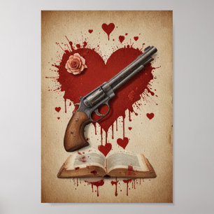 Vintage love poster
