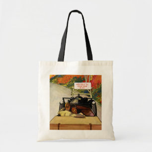Vintage Love, Road Closed Proceed at Your Own Risk Tote Bag