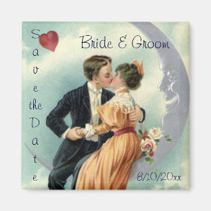Vintage Love, Romance, Romantic, Save the Date Magnet
