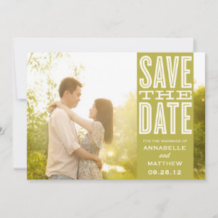 VINTAGE LOVE SAVE THE DATE ANNOUNCEMENT