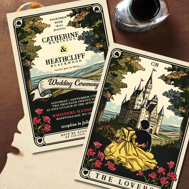 Vintage Love | Tarot Wedding Invitation (Creator Uploaded)