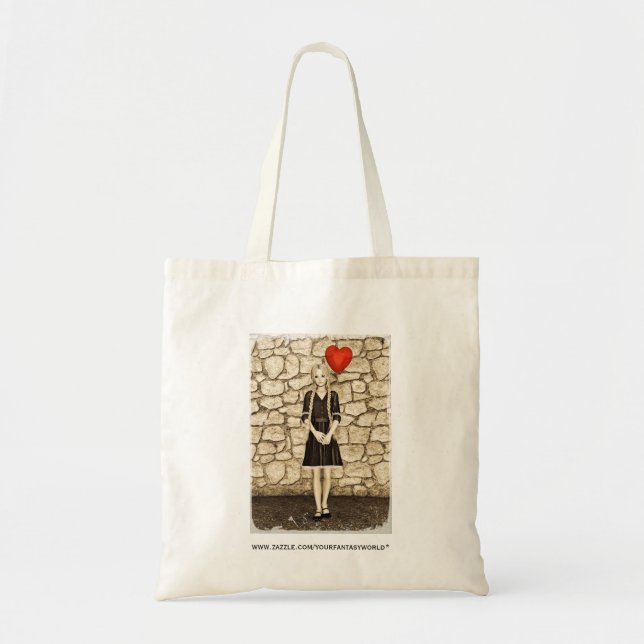 Vintage Love Tote Bag (Front)