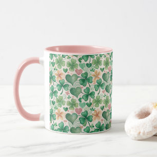 Vintage Loved Shamrocks Mug