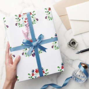 Vintage Lovers Message Wrapping Paper