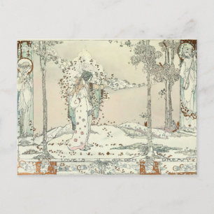 Vintage "Love's Golden Dream" by Jessie M. King Postcard