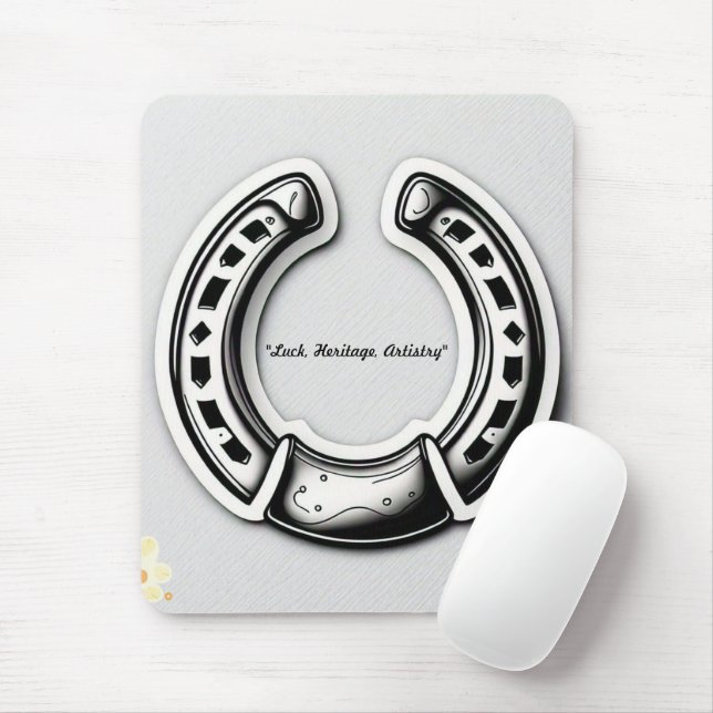 "Vintage Luck" Mouse Pad (With Mouse)