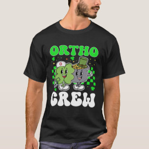 Vintage Lucky Ortho Crew Nurse St Patrick s Day Te T-Shirt