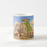 Vintage Lucy Elephant Coffee Mug<br><div class="desc">A terrific vintage postcard for the Elephant Hotel in Margate, New Jersey. Lucy is the famous roadside attraction featured on this slightly worn postcard.</div>
