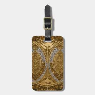 vintage luggage tag