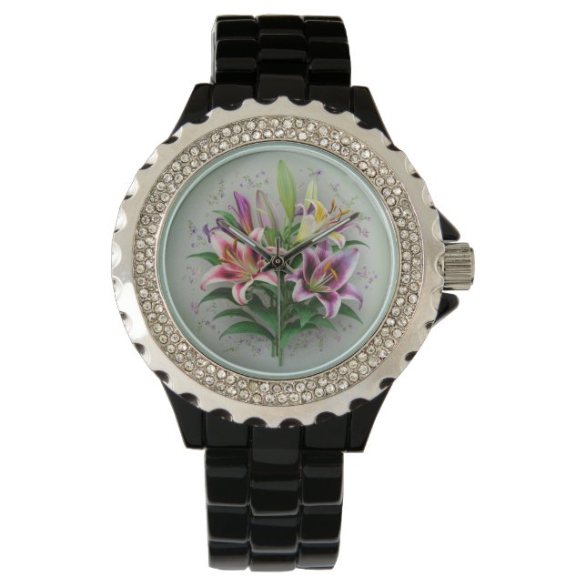 Vintage Luminous Lily Women's Watch (Front)