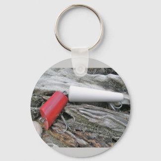 Vintage Lure Fishmaster Jerry's Jointed Items Key Ring