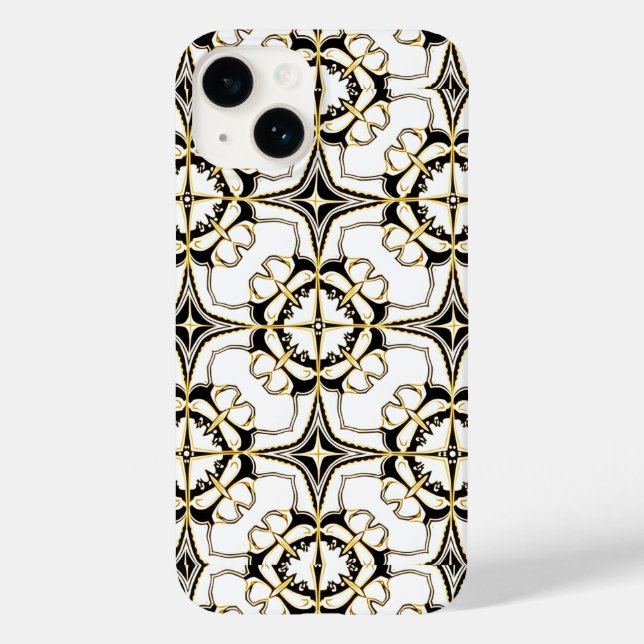 Vintage Luxe Tile Case-Mate iPhone Case (Back)