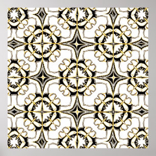 Vintage Luxe Tile Poster