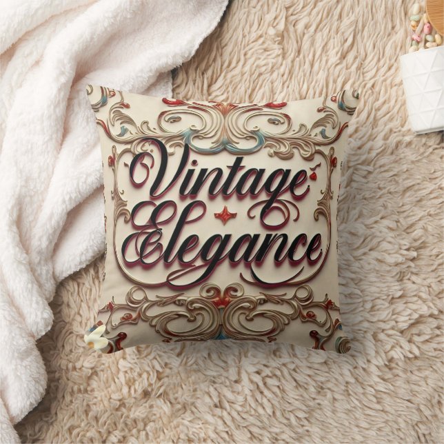 "Vintage Luxury Chic" " Cushion (Blanket)