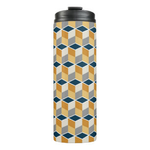 Vintage Luxury: Elegant Seamless Pattern. Thermal Tumbler