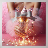 Vintage luxury glamour summer romantic dessert