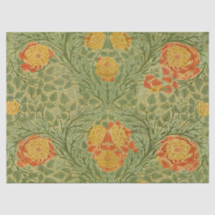 Vintage Mackmurdo Rose and Leaf Floral Art Tissue Paper