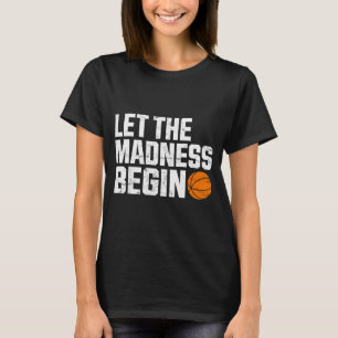 Vintage mad march hoop basketball lovers squad T-Shirt