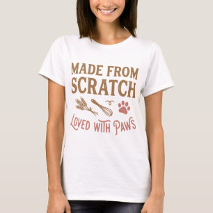 Vintage Made From Scratch Loved Paws T-Shirt