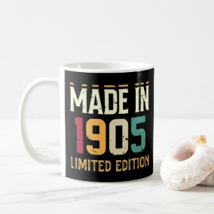 "Vintage Made in 1905 Limited Edition- Coffee Mug