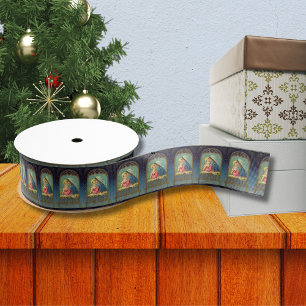 Vintage Madonna and Child Grosgrain Ribbon