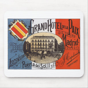 Vintage Madrid Mouse Pad