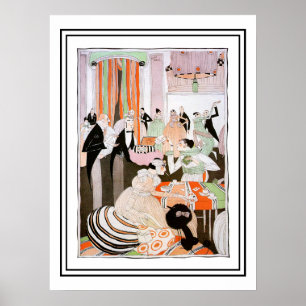 Vintage Magazine Illustration Anti Suffragettes Poster