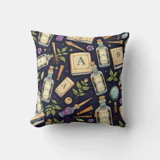 Vintage Magic & Alchemy Cushion